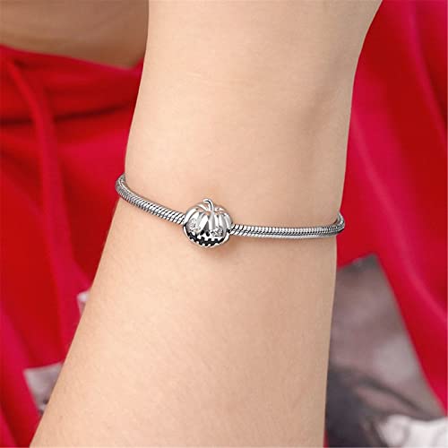 Image of GNOCE Witch Cauldron Pendant Charm,S925 Sterling Silver with Ruby Gemstones Dangle Charms Bead For Bracelets /Necklace Jewelry Gift For Women Girls Wife Daughter