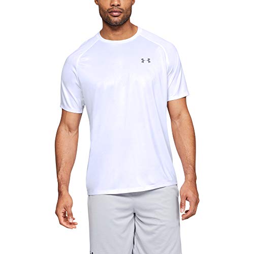 Image of Under Armour Men's Polyester Solid UA Tech 2.0 SS Short Sleeve Tee | 1326413-001