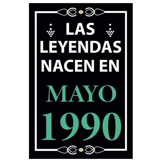Las leyendas nacen en Mayo 1990: Regalo de cumpleaños perfecto para hombre y mujer de 31 años I Cita positiva , humor I Cuaderno , diario , libro de ... I Idea original para el 31 cumpleaños