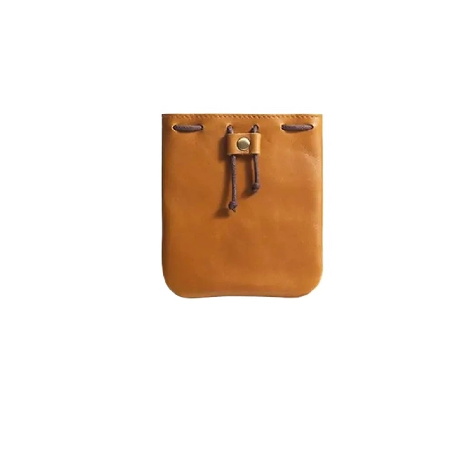 AYWTIUN Leather Drawstring Pouch Wallet Coin Purse Drawstring Storage Bag Faux Leather Pouch