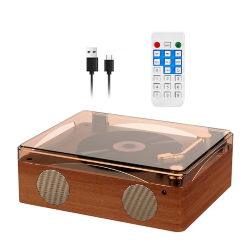Altavoz Bluetooth inalámbrico con reproductor de CD retro con radio FM, control remoto (X100Z)