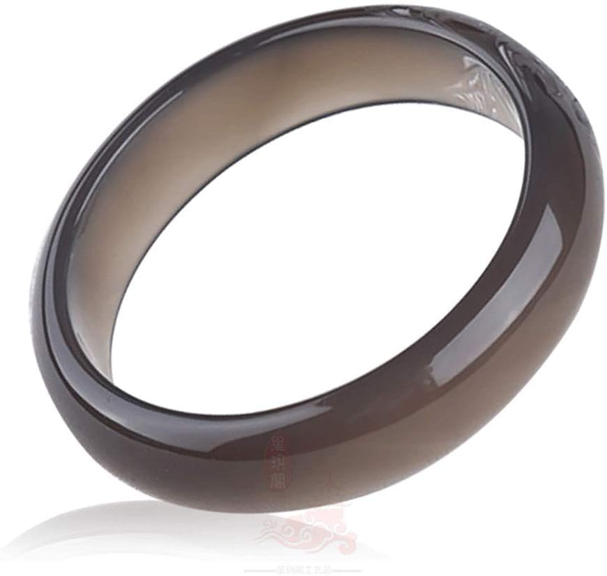 Bracelet en jade d'exception agate aspect de glace