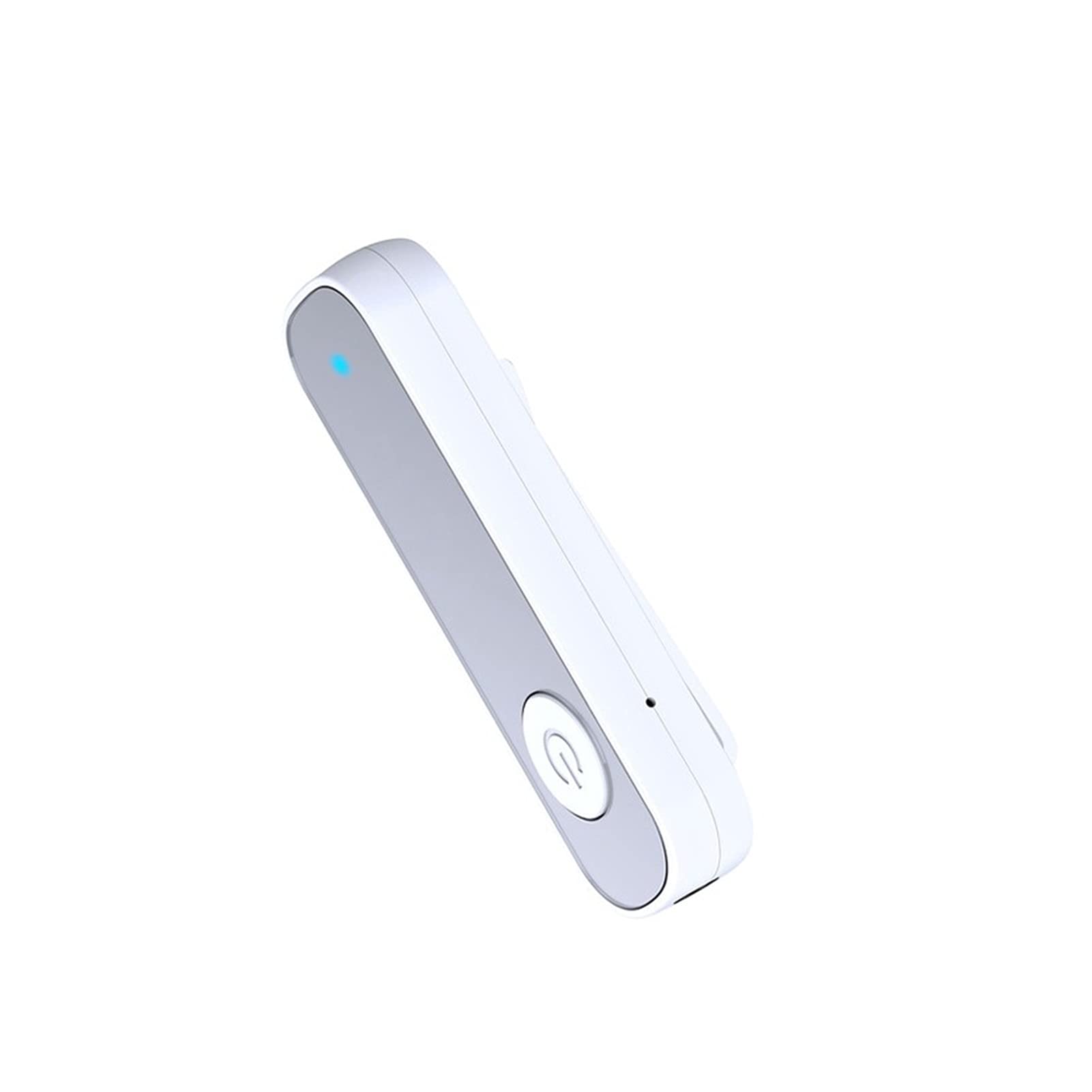 Adapter audio Bluetooth. Odbiornik Bluetooth 5.0 3,5 mm AUX. Jack Wireless Audio Adapter Stereo HandsFree Call & Mic Clip Bluetooth Zestaw samochodowy do słuchawek (Color Name : White)