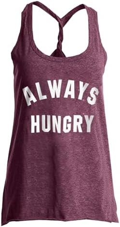 IRISGOD Womens Workout Tank Tops Summer Graphic Twisted Back Slee...