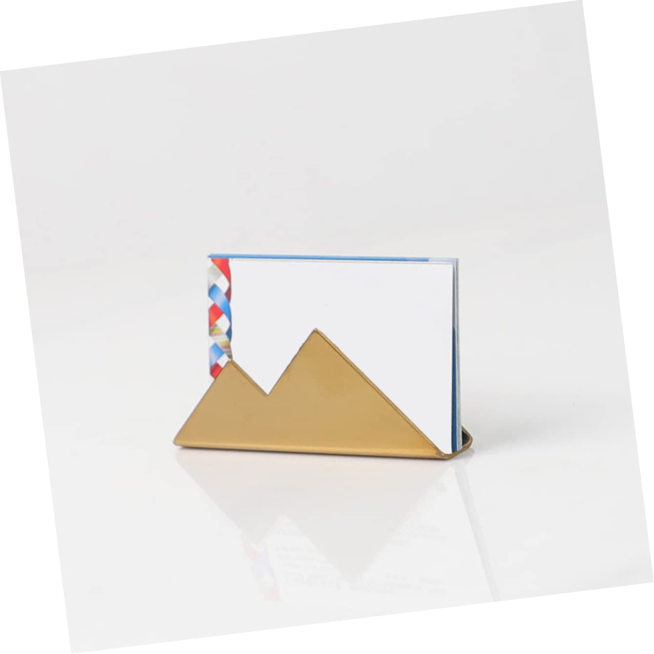 Baluue 4 Pezzi Stand Card Organizer Decorativo Da Visita In Acciaio Per Carte D'Oro In Acciaio Display Da Ufficio Scrivania Da Lavoro In Metallo