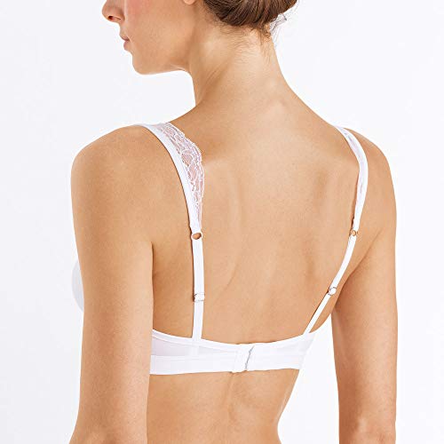 Hanro Women's Cotton Lace Soft Cup Bra 72431, White, 38 C #TOP1