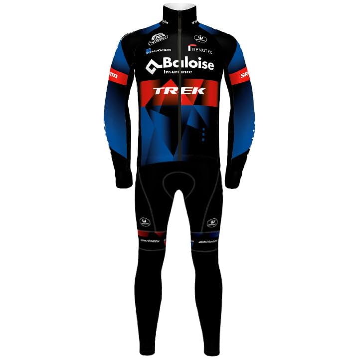 Performance Herren Radtrikot Langarm mit 3 Taschen - Reflektierendes Feuchtigkeitsableitendes Material