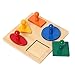 Shape Puzzles Adena Motessori 5-Shape Preschool Equipment Early Development Baby Toy