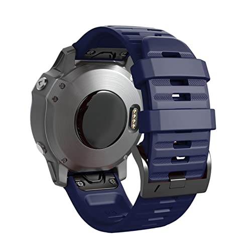 Bracelet de montre 22mm en silicone agate pour Garmin Fenix 7 et Fenix 6 Pro