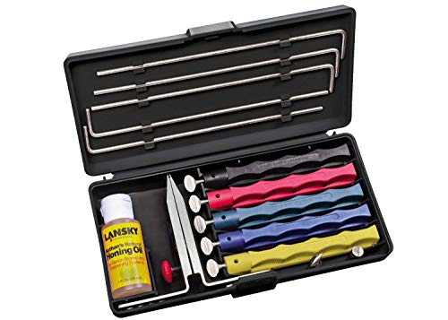 Lansky Sharpeners Kit de Afilado Lanksy Deluxe con 5 Piedras