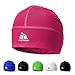 Produktbild meteor Mütze unter Helm Jagd-Kappen für Herren Shadow Mütze mit Silberionen Kinder Winddicht Skull Cap Mütze Fahrrad Helm Kopfbedeckung Laufen Ski-Fahren Snowboard Joggen Damen Unterziermütze Rosa