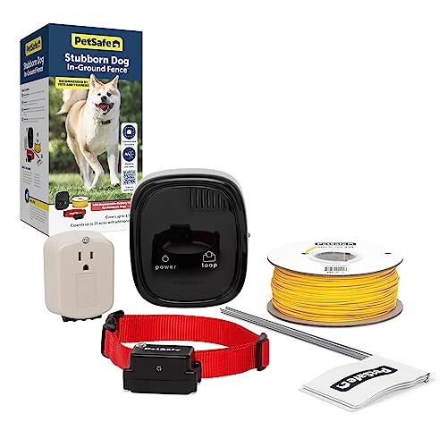 PetSafe Stubborn Dog In-Ground Pet Fence for Hard-to-Train Pets - Great for Hearing-Impaired Dogs - Covers 1/3-Acre Yard - Expandable up to 25 Acres - from the Parent Company of Invisible Fence Brand by PetSafe - Used condition - US$150.06
