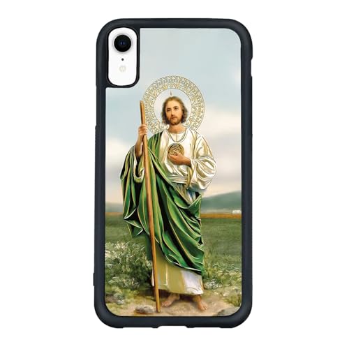qizjio San Judas Phone Case Shockproof Protective Mexican Phone Cover for iPhone XR
