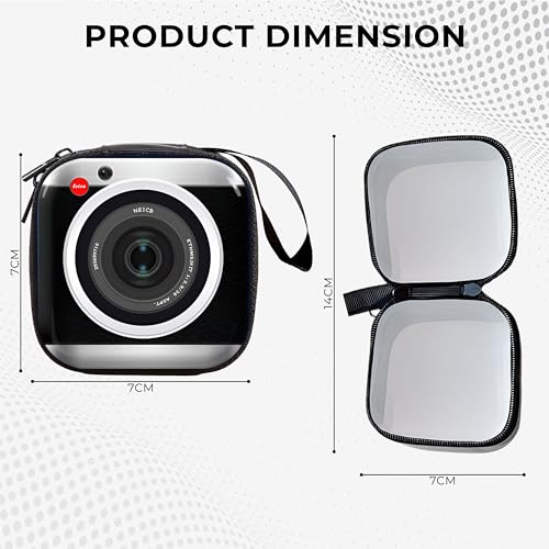 Image of Kraptick Multipurpose Coin Pouch for Men & Women, Compact Coin Organiser, Cash & Coin Holder Pouch, Stylish Mini Money Pouch for Everyday Use (Black Camera)