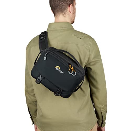 Image of Lowepro Trekker Lite SLX 120, Compact Camera Backpack with Tablet Pocket, Camera Bag for Full Frame Mirrorless, Tripod Attachment, Water Bottle Holder, Black