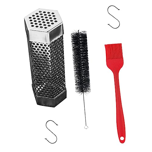 Abaodam Outdoor Grilling Tool 304 Stainless Steel Smoking Tube Easy to Clean and Comfortable to Hold