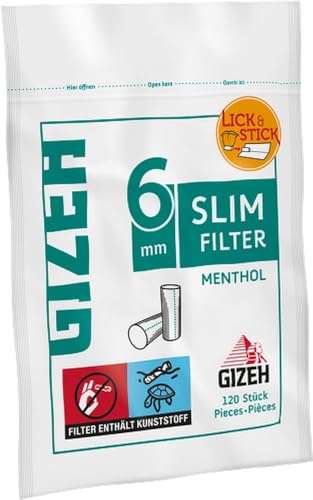 GIZEH Slim Filter Menthol (10x120) SUP