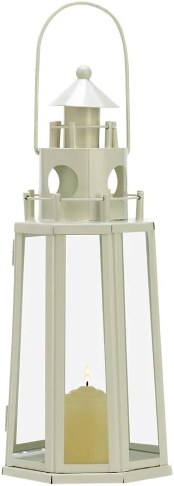 Zings & Thingz Home Locomotion 10014634 Lighthouse Candle Lantern