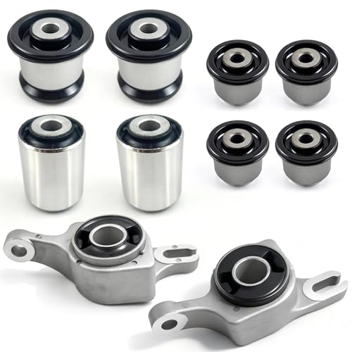 10PCS Front Control Arm Bushing Kit Replacement for Jeep Grand Cherokee 2011 2012 2013 2014 2015 Dodge Durango Replace for 68022624AE 05168158AA 05168158AB 68022600AD K201335 K201261 K201333