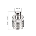 uxcell-38-Male-to-58-Male-Threaded-Screw-Adapter-for-Microphone-Tripod-Stand-1pcs