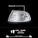 Autozensation Compatible with Honda Civic 2/3DR 1992-1995, Chrome Housing Clear Lens Corner Lights