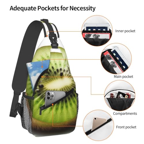 Bolso tipo bandolera negro para hombre y mujer miniatura 4