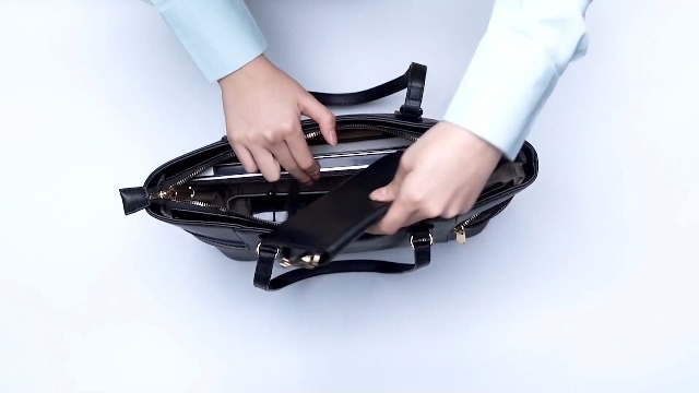 Conjunto de 3 Bolsos Tote, Satchel y Cartera para Mujer miniatura 7