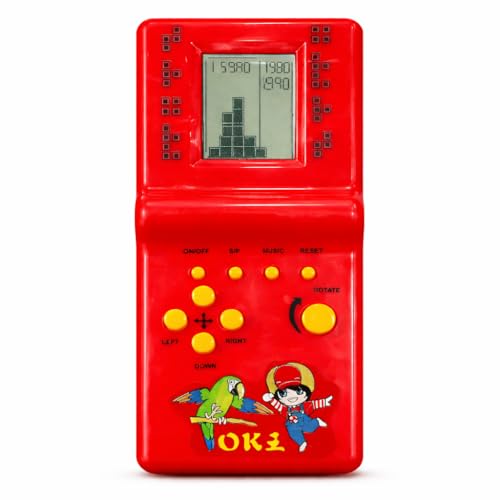 Image of Monex Brick Game 9999 in 1 Handheld Console for Kids & Adults | Retro Classic Gaming Device | Portable LCD Screen Toy | Tetris Style Game | Battery Operated