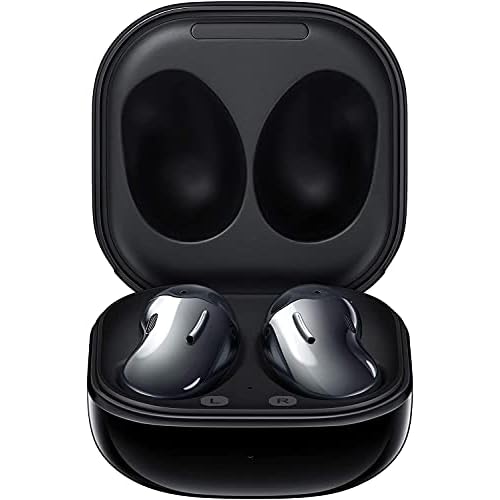 Samsung Galaxy Buds Live, Kabellose Bluetooth-Kopfhörer mit Noise Cancelling (ANC), ausdauernder Akku, Sound by AKG, komfortable Passform, Schwarz (Deutche Version)