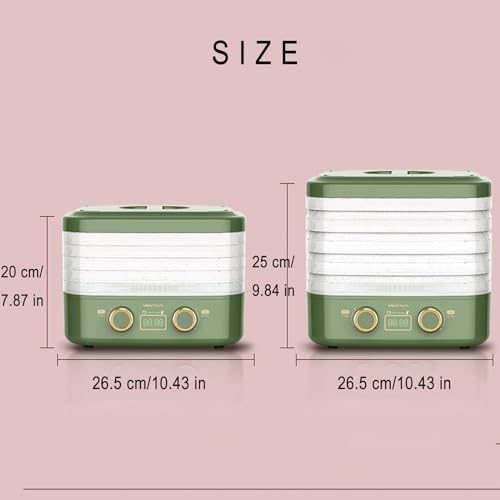 Desidratador de Alimentos com Temporizador Digital Ajustável e Controle de Temperatura Preservador E