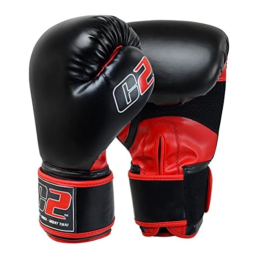 Combat Corner C2 Boxing Gloves for Men and Women - Kickboxing, MMA, Muay Thai Sparring Training Gloves