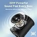 DUDGSIS Portable Bluetooth Speaker, Wireless Speakers With Led Light, Louder Volume & Enhanced Bass, IPX7 Waterproof, 30H Playtime, Durable Loud Outdoor Speaker for Travel, Sport
