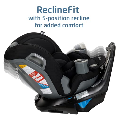 Maxi-Cosi Emme 360 Rotating All-In-One Convertible Car Seat, Midnight Black #TOP5