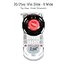Visi-Slide 20oz Soda Beverage Dispenser - Gravity Fed Glide for Angled Shelves for Coolers, Commercial Refrigerators, Cold Vaults (Pack of 2) Drink Dispenser and Organizer for Cans, Bottles and More