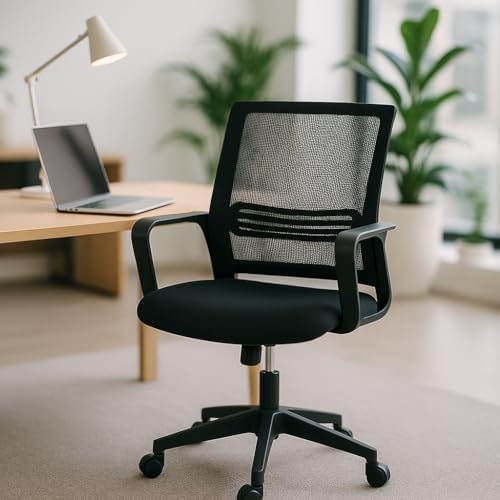 Cadeira de Escritorio Simples Diretor Secretária Assento Estofado...