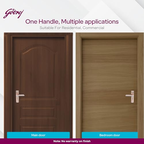 Image of Godrej Mortise Lock | 200mm Plate | 8 inch handle | NEH 23 | Double Throw Deadbolt | 3 Keys | Reversible Left /Right Handed|Door Lock For Home, Main Door | Black Antique Copper Finish | 1 Year Warranty