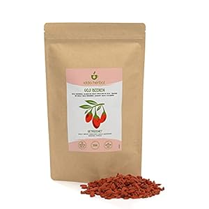 Gojibessen (500g), gedroogde gojibessen, naturel, zonder toevoegingen, vegan, hersluitbare verpakking