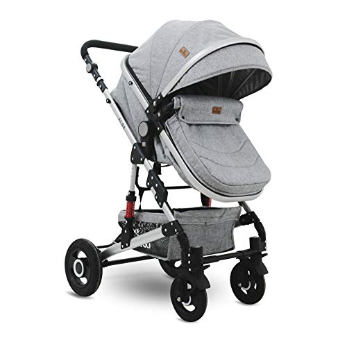 Lorelli Combikinderwagen Trio 3 in 1 alba set grijs - Afbeelding 5