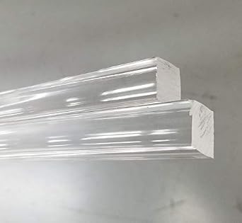 Acrylic Square Rod, Clear, 1/2" x 1/2", 12" L 6