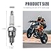Wevdn 4PCS Spark Plug, A7TC Spark Plug for GY6 50cc 70cc 90cc 110cc 125cc ATV Scooter Dirt Bike Moped Go Kart Racing Bike, Spark Plugs A7TC Compatible with C7HA C5HA PZ7HS S102F U22FS-U