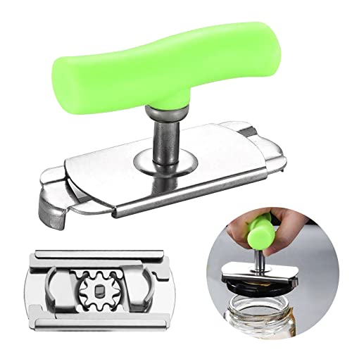 Dosenöffner Manueller Dosenöffner für Schraubverschlussflaschen und Gläser Dosenöffner aus Edelstahl ohne scharfe Kanten, geeignet für ältere Menschen mit Arthritis Cover