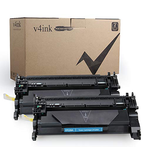 Best Cyber Deals ๐ฅ v4ink Compatible Toner Cartridge Replacement for HP CF226A 26A to use for HP Laserjet Pro M402dn M402n M402dw M402dne, HP MFP M426fdw M426fdn M426dw (Black, 2-Pack), Enhanced Version Best Cyber Deals ๐ฅ v4ink Compatible Toner Cartridge Replacement for HP CF226A 26A to use for HP Laserjet Pro M402dn M402n M402dw M402dne, HP MFP M426fdw M426fdn M426dw (Black, 2-Pack), Enhanced Version