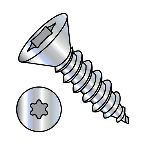 Tornillo autorroscante zinc 10-12X1 6 lobo cabeza plana