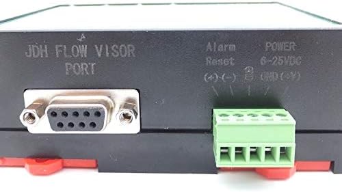 Flowmeter Liter Counter Totalizer with 4 Programmable Alarms and Reset Input (No Sensor)