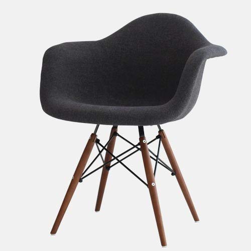 Amazon｜イームズ アームシェルチェアDAW DBR脚ファブリック（リ