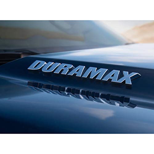 Image of 2019-2021 New Duramax Emblems Badge for Silverado (Silver)