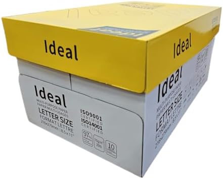 MilaMima 5000 Sheets Copy Printer Paper Letter Size 8.5 x 11 Inch, 20lb, 92 Bright, 8.5" x 11" Multipurpose Computer Copy Copier LaserJet Inkjet Fax Photocopy Paper for Home Office Business 10 Reams