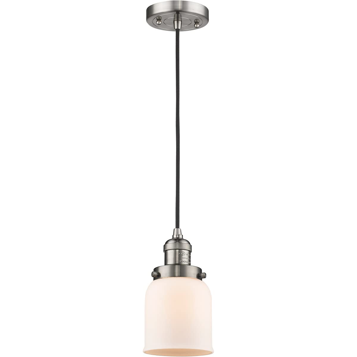 Innovations INNO201C-SN-G51-LED LED Mini Pendant, Brushed Satin Nickel