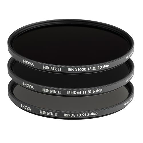 HOYA 52mm HD MkII IRND Filter KIT - Includes Neutral Density Filters (3-Stop / 6-Stop / 10-Stop/Wallet)