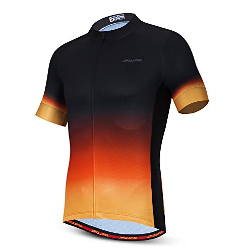 Maillot de cyclisme pour homme anti transpiration avec poches arrière